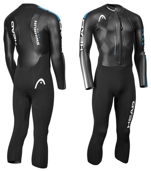 Гидрокостюм HEAD SWIMRUN AERO, Мужской, неопр.4/2/1,5мм. Гладкий внешн./Нейлон внутри